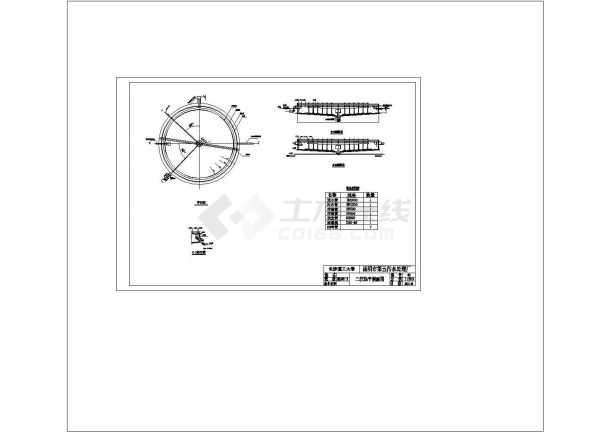 污水处理厂设计图纸CAD-图二