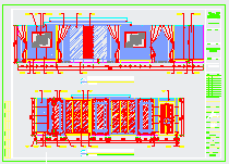 CAD construction drawing for decoration design of luxury rooms in the hotel - Figure 1