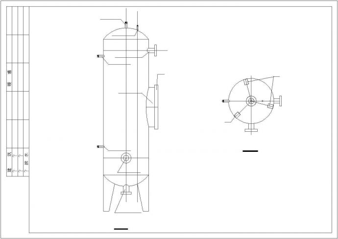 某乳品废水处理工程设计cad全套工艺安装施工图_图1