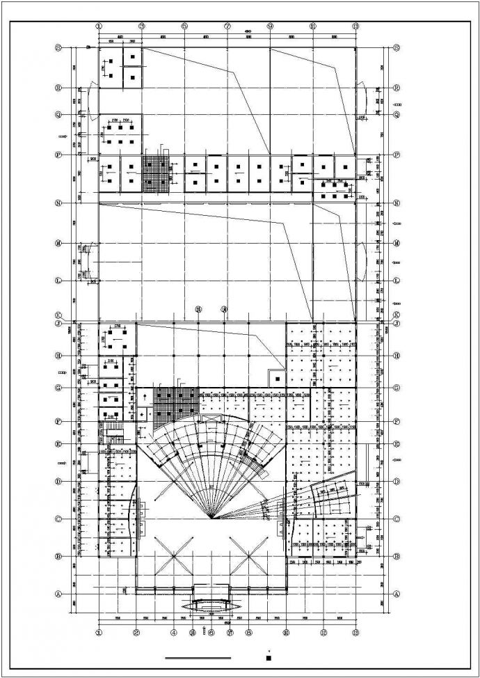 大型汽车展厅装饰施工设计方案CAD图_图1