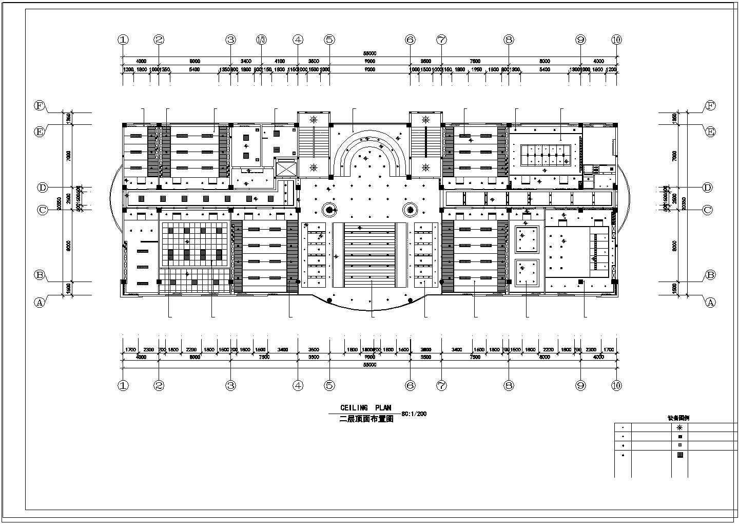 镇江办公空间装修cad设计施工图