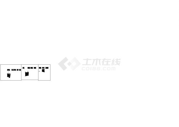上海某大户型样板房装修设计CAD图-图一