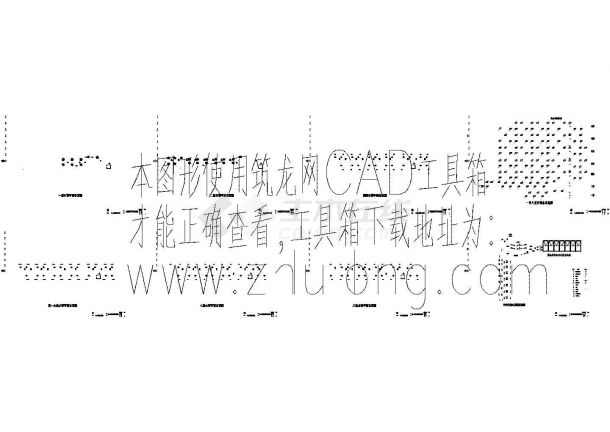 某办公大楼一至八层整套空调水系统设计cad施工图-图一