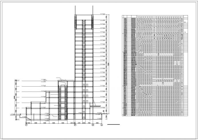 办公楼设计_功能复杂的综合商业办公楼装修施工图_图1