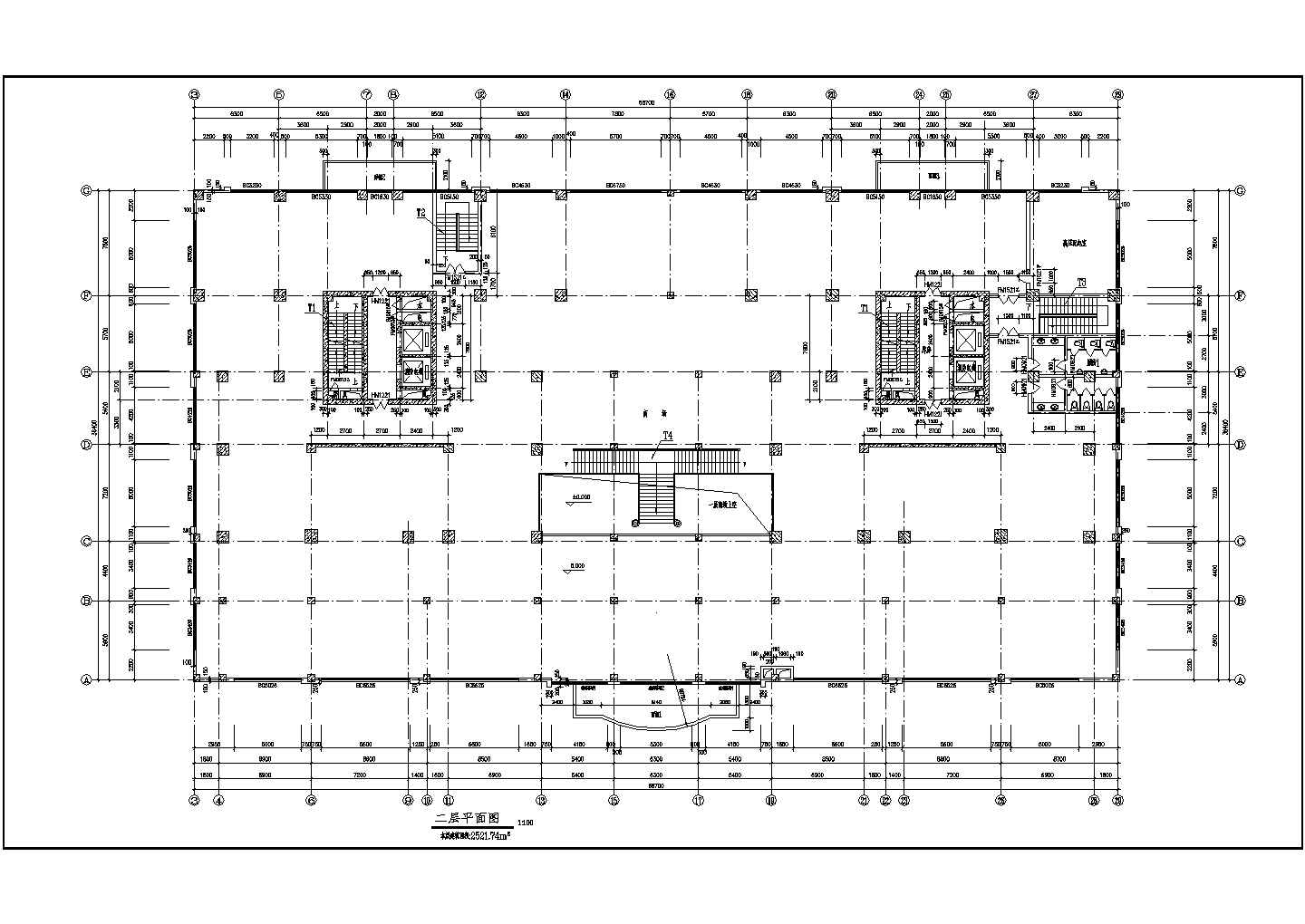 高层住宅楼全套建筑方案CAD图纸