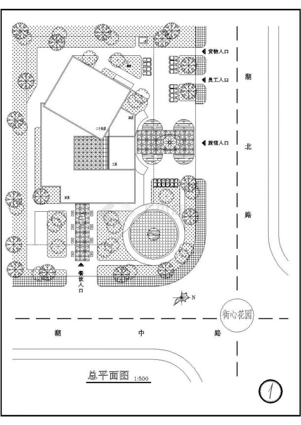 住宅式宾馆电气照明建施cad图，共二十二张-图一