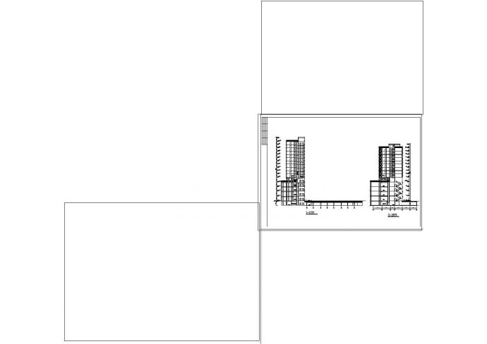 某高层商住楼建筑cad全套设计施工图_图1