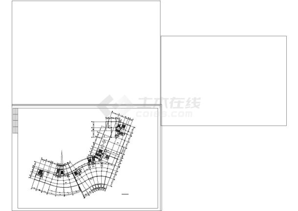 某高层商住楼建筑cad全套设计施工图-图二