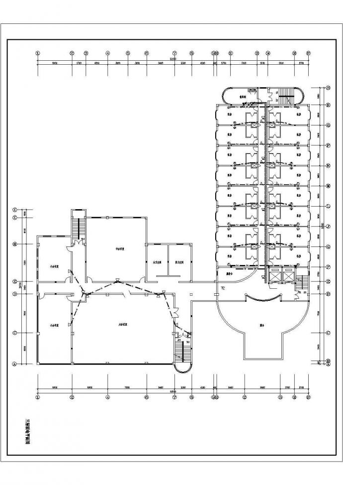 某3层宾馆装修工程电气设计图_图1