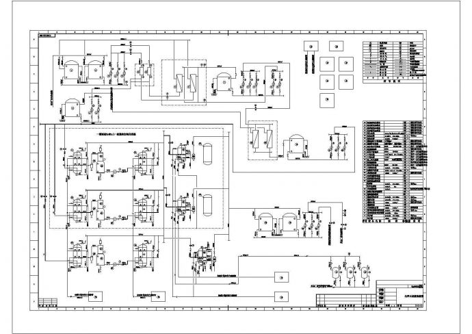 电厂反渗透及离子交换系统图cad_图1