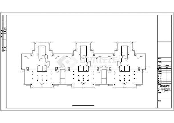 某小区2.2万平米33层剪力墙结构住宅楼全套给排水设计CAD图纸-图二