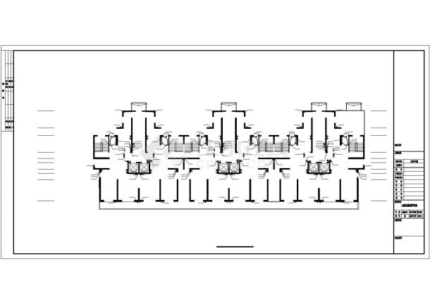 石家庄某小区2.6万平米32层框架结构住宅楼全套给排水设计CAD图纸-图二