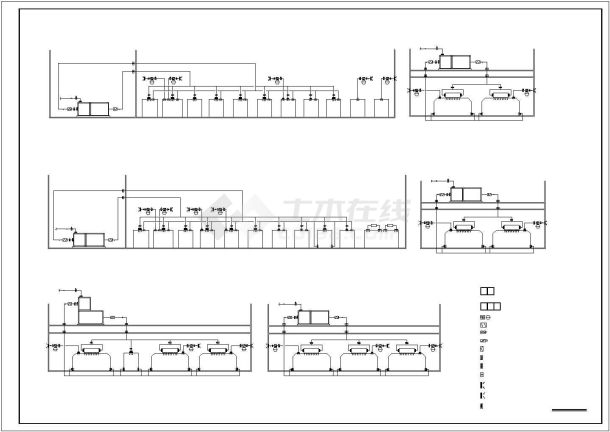 某地大型医院手术室空调通风系统cad施工图(含空 调 施 工 说 明)-图一