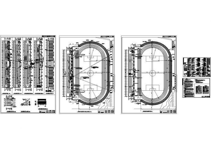 某单层体育场电气CAD施工图_图1