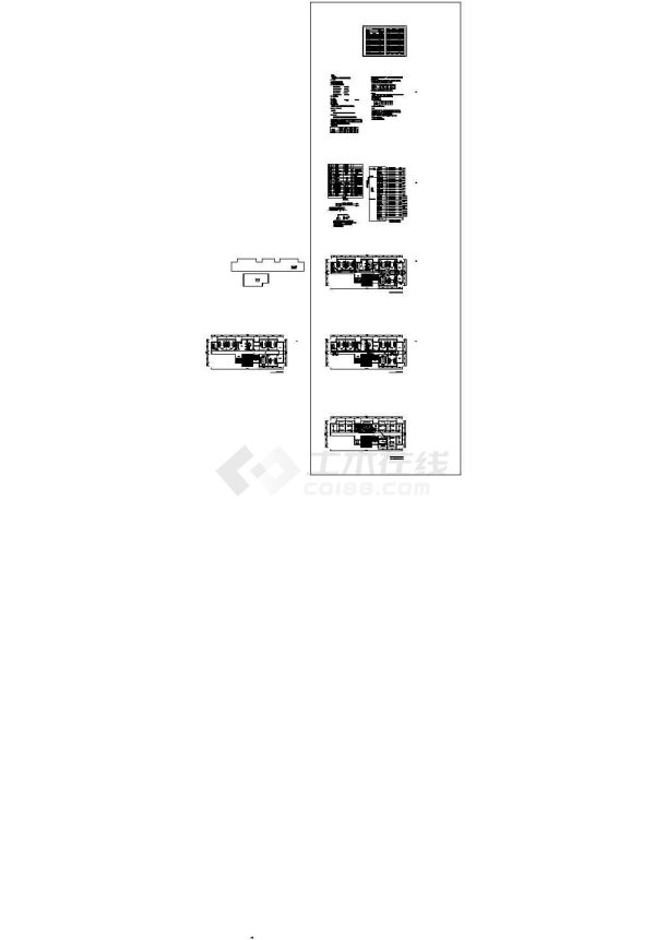 苏州某多层办公室电气装修施工图纸-图二