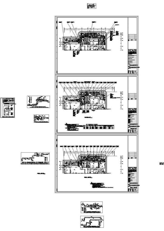 青岛市某综合楼暖通空调设计cad施工图纸_图1