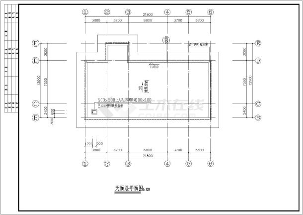 3层740平米框架结构社区活动中心建筑设计图-图二