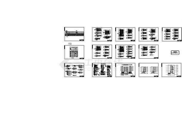 [施工图][广东]广播电视大楼全套cad电气施工图设计（含部分水暖设计，绘图细致）-图一