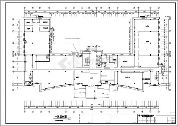 某旅馆建筑电气CAD施工图-图二