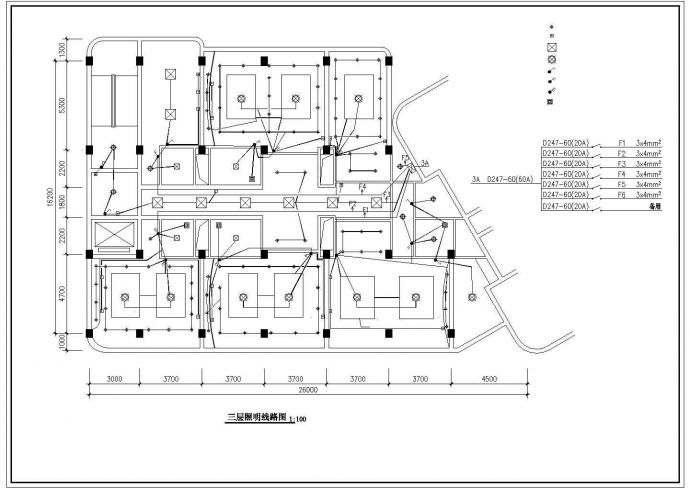 中小型宾馆改建电气系统规划CAD参考图_图1