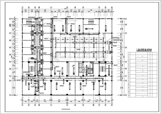 某地区宾馆整套空调管线暖通工程设计图-图二