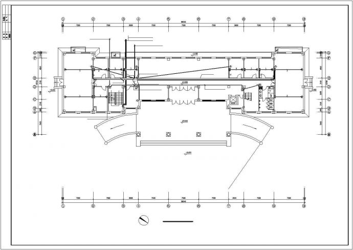 办公楼设计_办公楼电气设计方案cad 图纸_图1