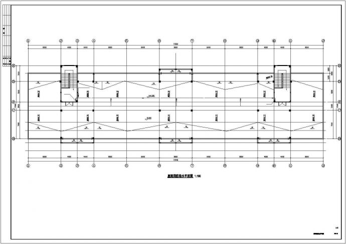 北京某大学6000平米5层框架结构教职工宿舍楼给排水设计CAD图纸_图1