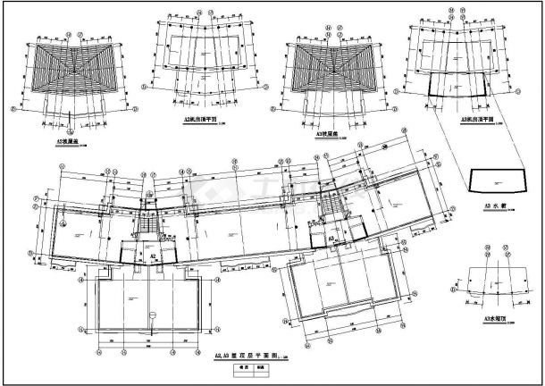 太原市某19层高层住宅楼全套建筑设计CAD图纸-图一