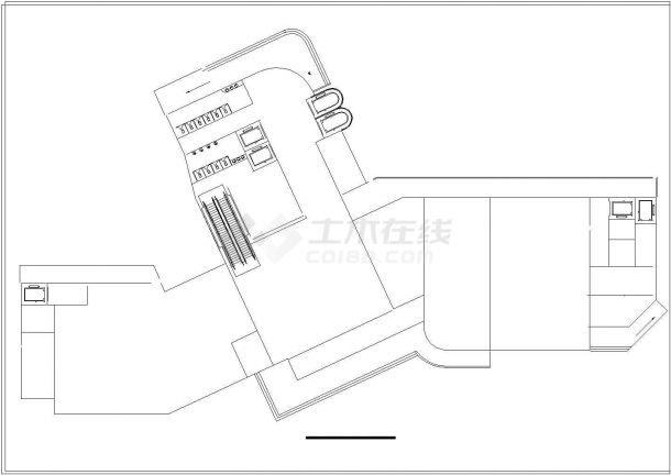 长沙南大医院装修CAD平面布置参考图-图一
