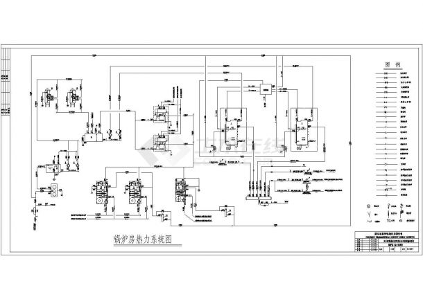 药业公司软袋输液项目燃气锅炉房设计CAD方案-图一
