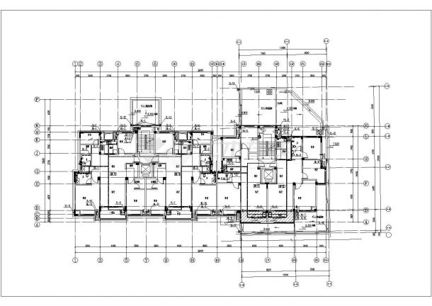 北京某小区3470平米7层框架结构住宅楼全套给排水设计CAD图纸-图一