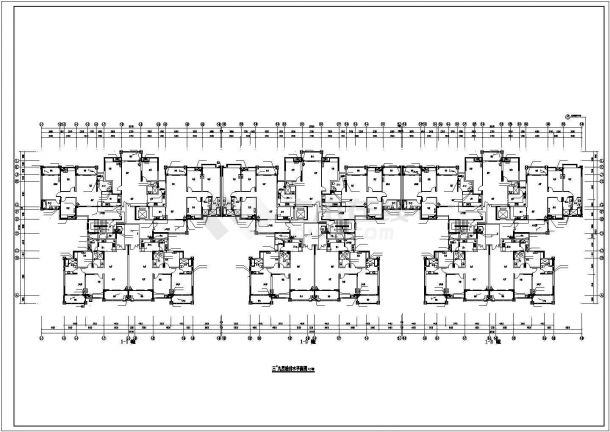 某新建小区9-14层框架结构住宅楼全套给排水设计CAD图纸（6套方案）-图二