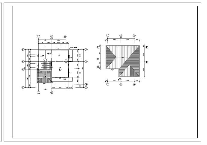 某地3层豪华别墅建筑全套施工cad图纸_图1