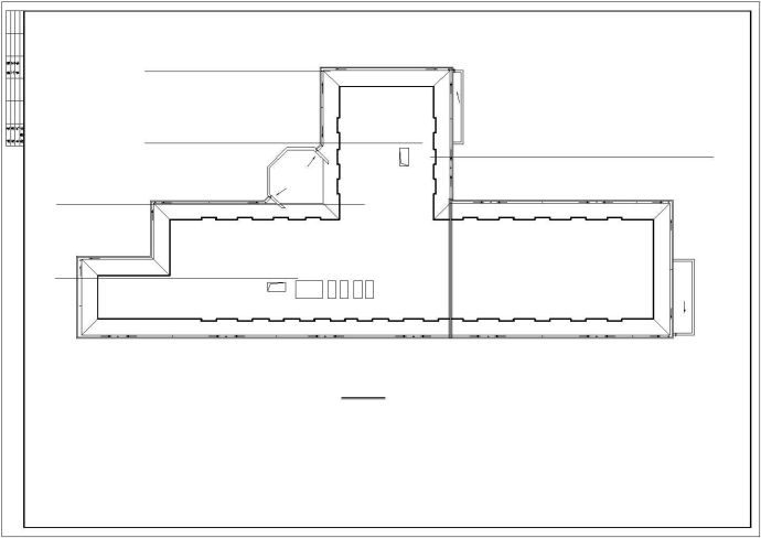 上海崇明某小渡假村宾馆建筑设计施工图纸（建筑面积2450平方米）_图1