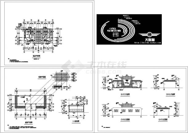 彝族建筑--公厕cad施工图设计（绘图细致）-图一