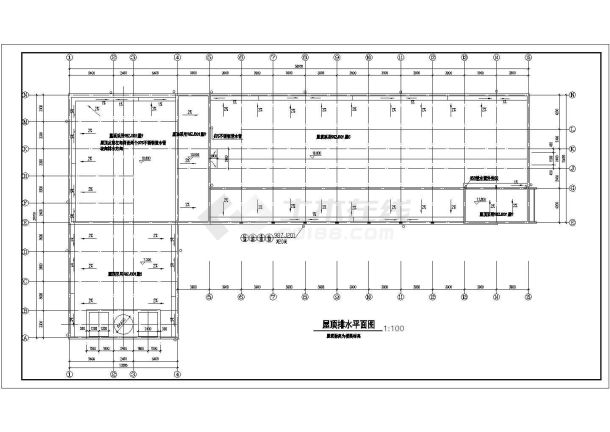 三层局部四层宾馆全套建筑施工cad图，共十张-图一