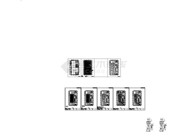 江苏5层生物科技办公楼给排水图纸-图一