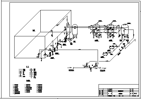 某地下水给水工程水处理施工cad图，共八张_图1