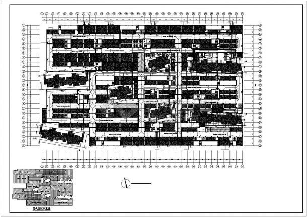 北京某大型商场3.8万平米地下停车场给排水消防设计CAD图纸-图二