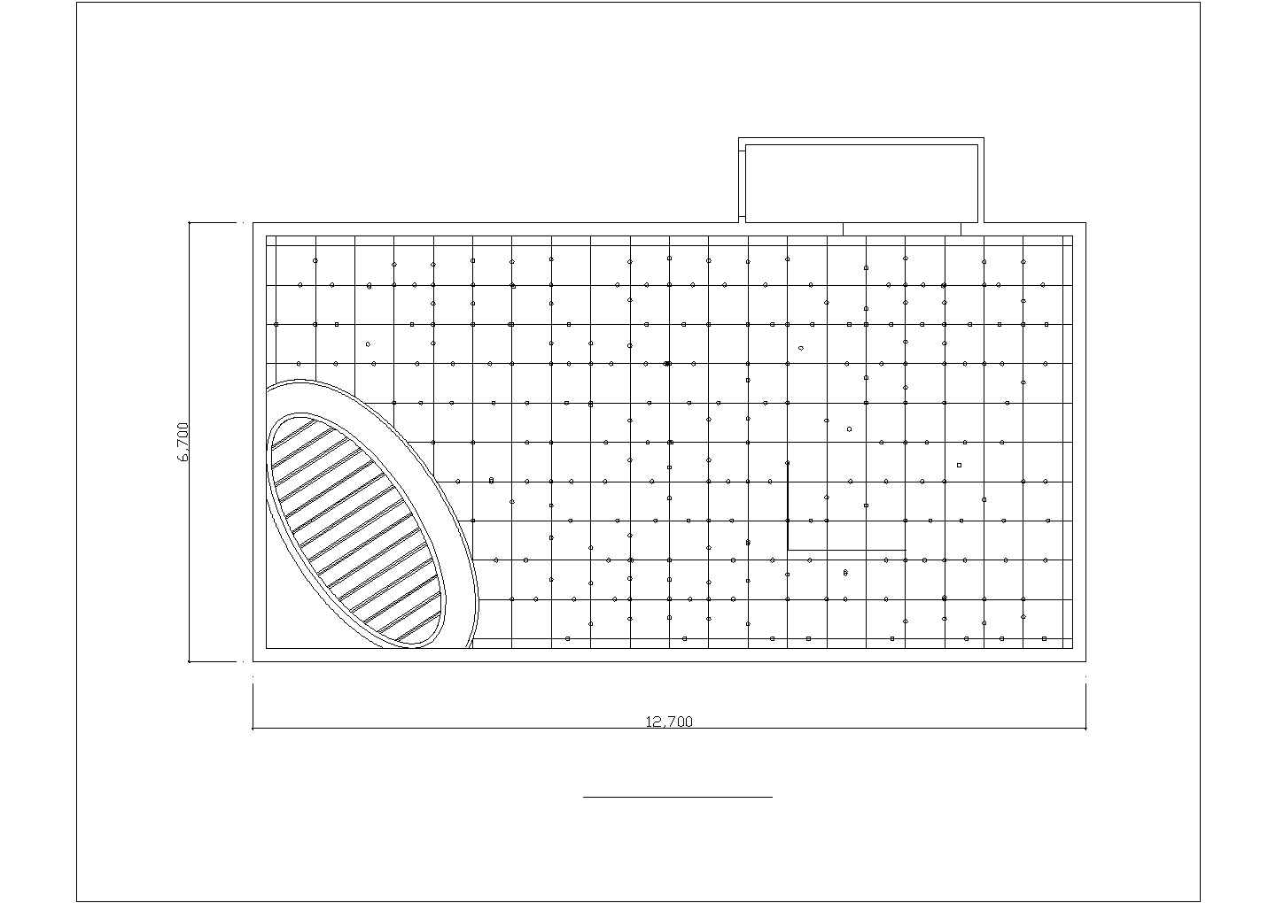 临街850平米单层高档商务酒店全套装修施工CAD设计图纸