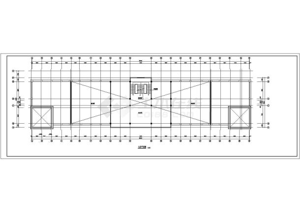 旧宾馆楼改造欧式宾馆建筑设计cad图，含设计说明-图二