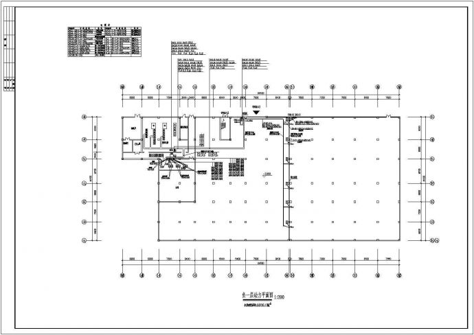 荣昌职业中学地下一层地上二层教学楼电气设计图_图1