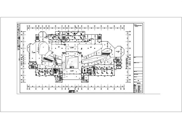 某四层商业楼暖通空调及防排烟系统设计cad施工图纸-图二