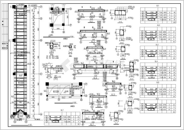 某地大型框剪结构商务楼建筑设计图-图二