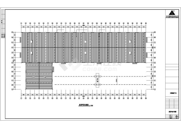 厂房设计_某公司9#厂房工程结构设计CAD图纸-图一