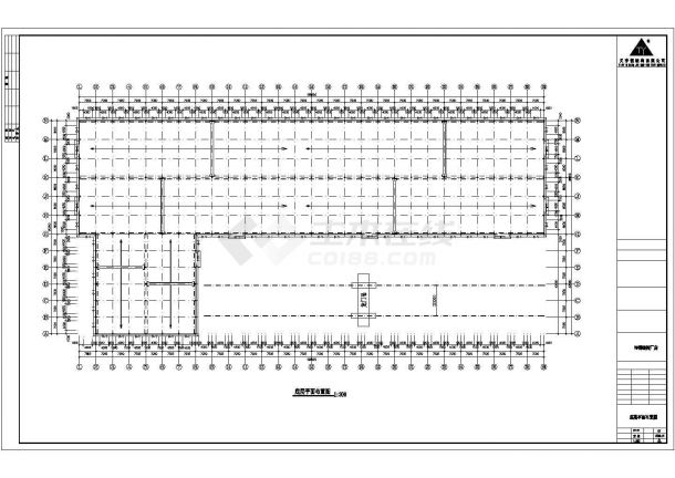 厂房设计_某公司9#厂房工程结构设计CAD图纸-图二