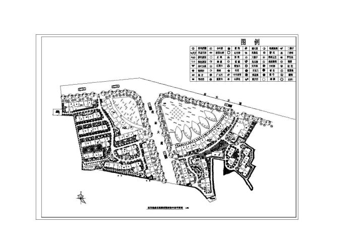 某地区花园园林规划设计施工详细方案CAD图纸_图1