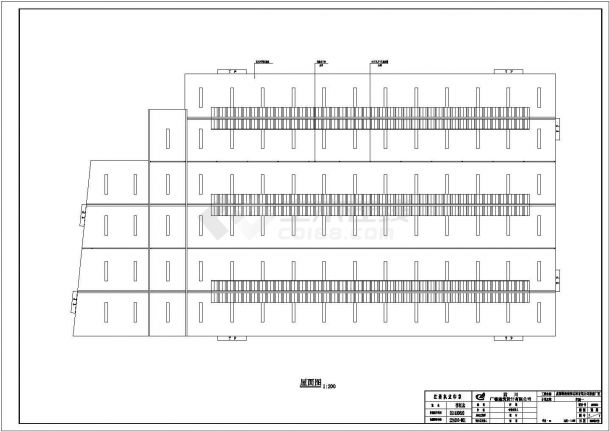 厂房设计_某公司车间一号厂房钢结构设计CAD图纸-图一