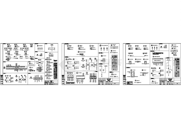 某标准型KYN(HXGN)-DFP592-2电柜电气系统原理设计CAD图纸-图一