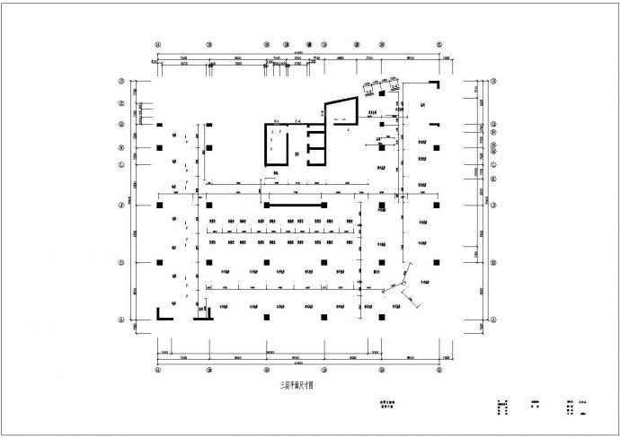某酒店桑拿浴场空间装修设计cad全套施工图（标注详细）_图1